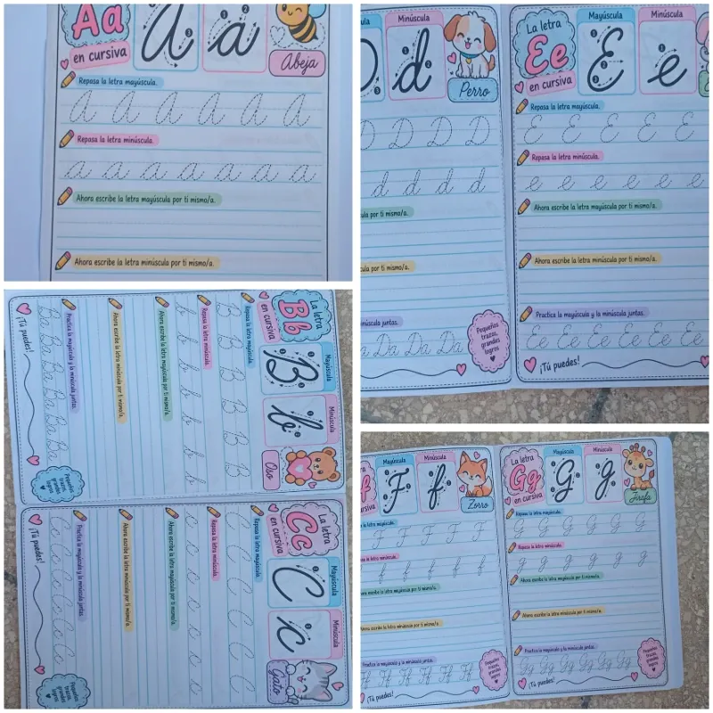 Libro didáctico "Mi primer abecedario"