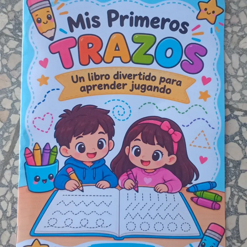 Libro didáctico "Mis primeros trazos"