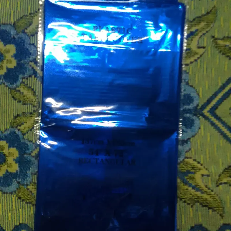 Mantel azul fuerte cromado