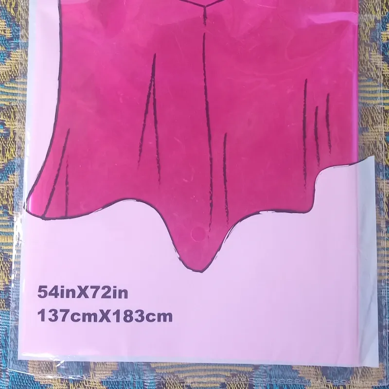 Mantel fucsia cromado