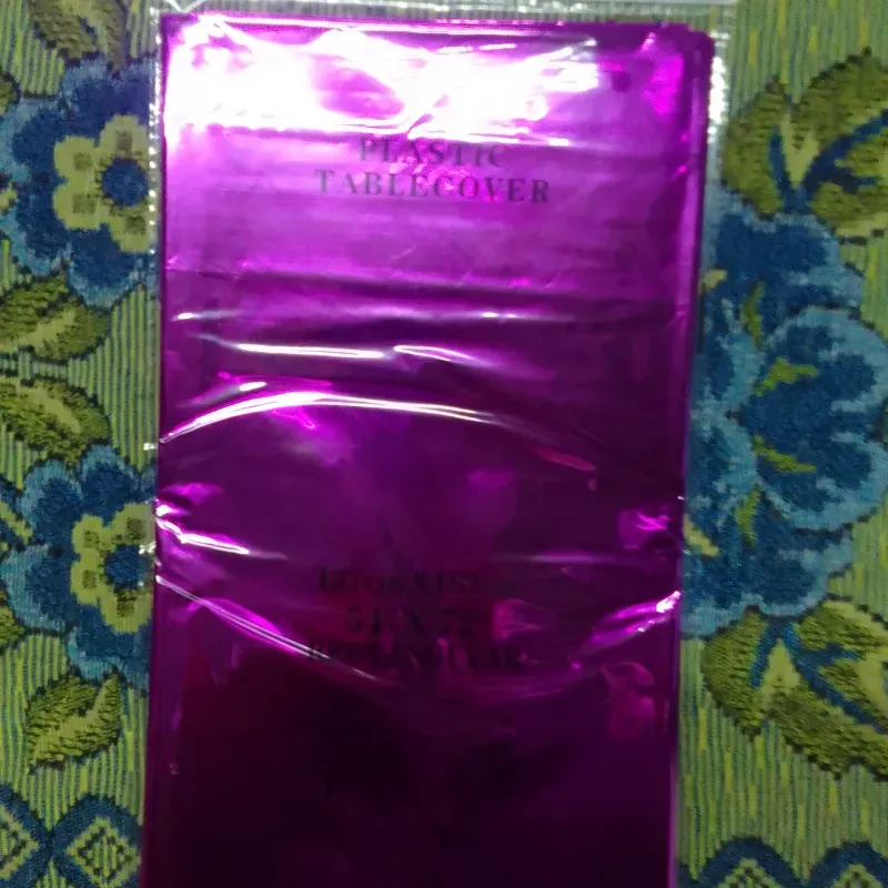 Mantel fucsia cromado