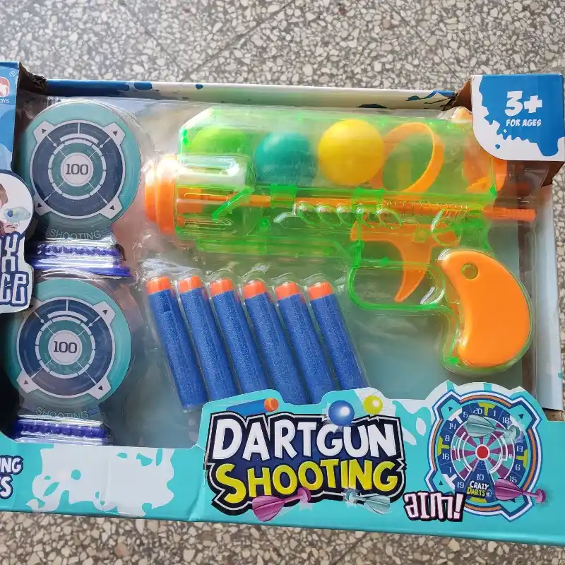 Pistola grande lanza-bolas