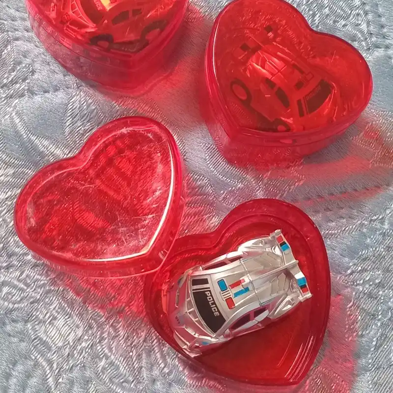 Carrito policía (caja corazón)