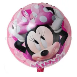 Globo Minnie redondo 18"