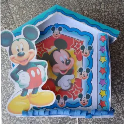 Piñata casita Mickey