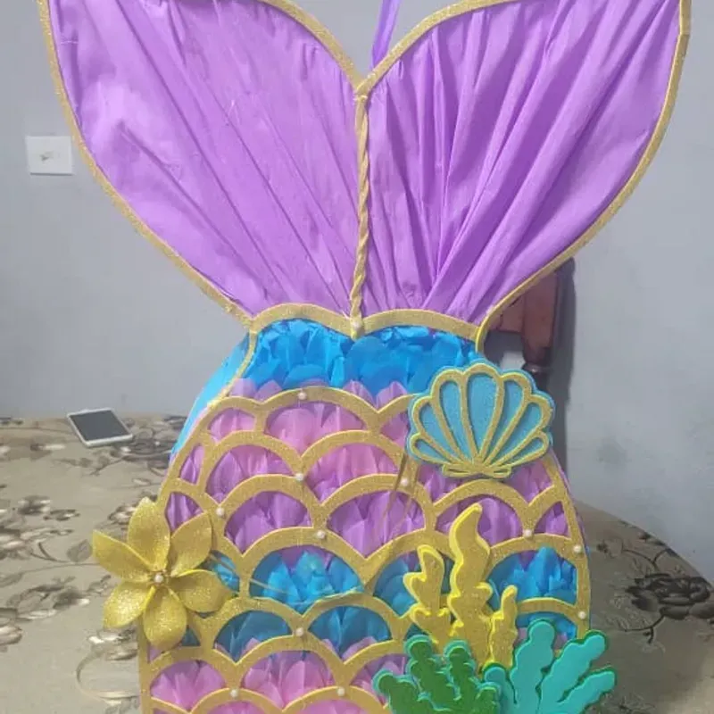 Piñata cola de sirena