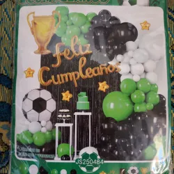 Kit temático de decoración Fútbol (60 artículos)