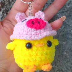 Pollito c/sombrero de cerdito