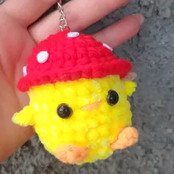 Pollito c/sombrero de honguito
