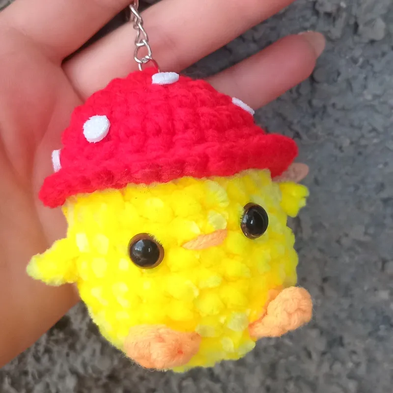 Pollito c/sombrero de honguito