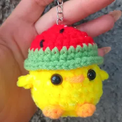 Pollito c/sombrero de melon