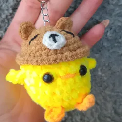 Pollito c/sombrero de osito