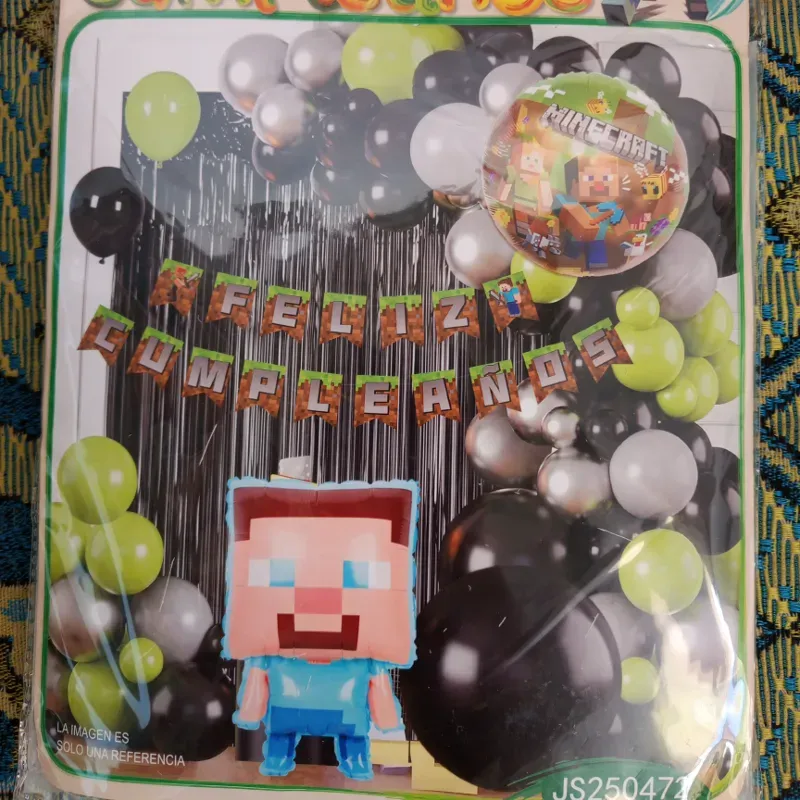 Kit de decoración Minecraft