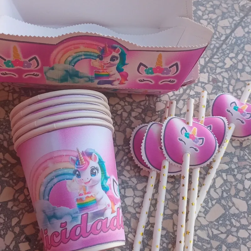 Set buffet Unicornio 15 piezas 