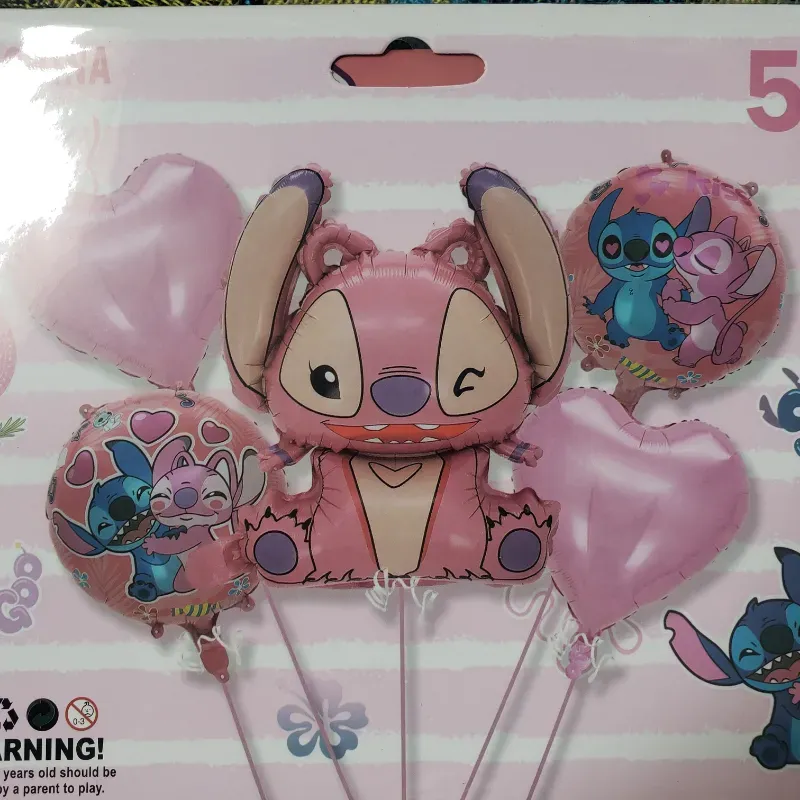 Set de globos Angel stich 
