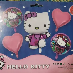 Set de globos Hello Kitty