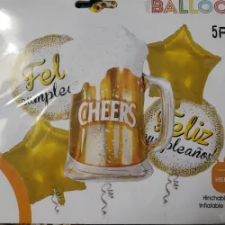 Set de globos jarra cerveza