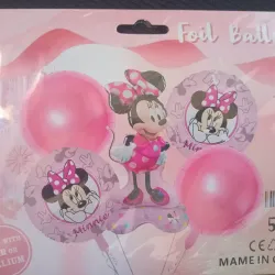 Set de globos Minnie cuerpo entero