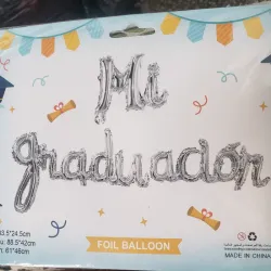 Set de globos Mi graduación 