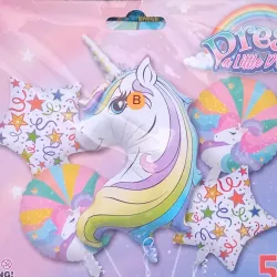 Set de globos Unicornio 