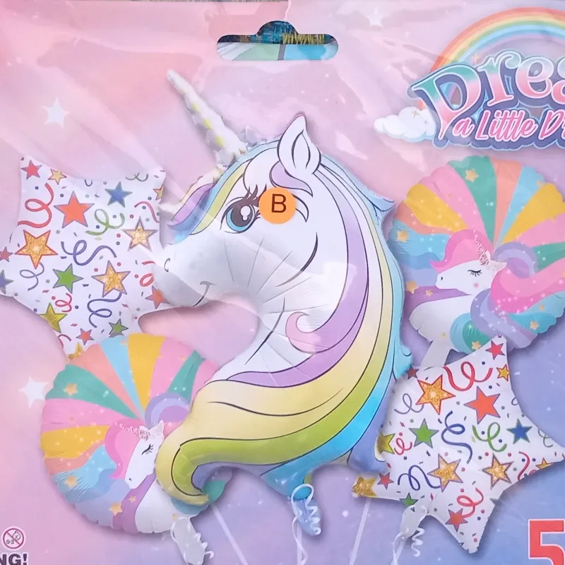 Set de globos Unicornio