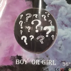 Set de globos revelación de sexo polvo