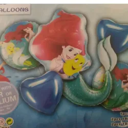Set de globos Sirenita Ariel