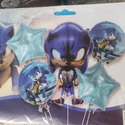 Set de globos Sonic 