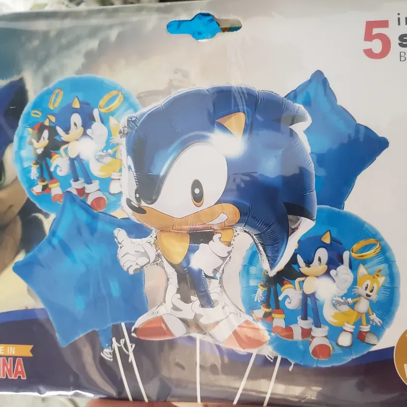 Set de globos Sonic 