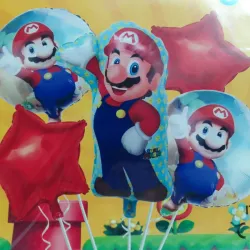 Set de Globos Súper Mario 
