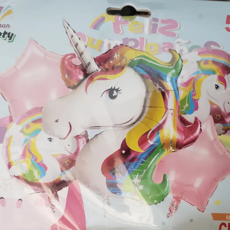 Set de globos Unicornio 