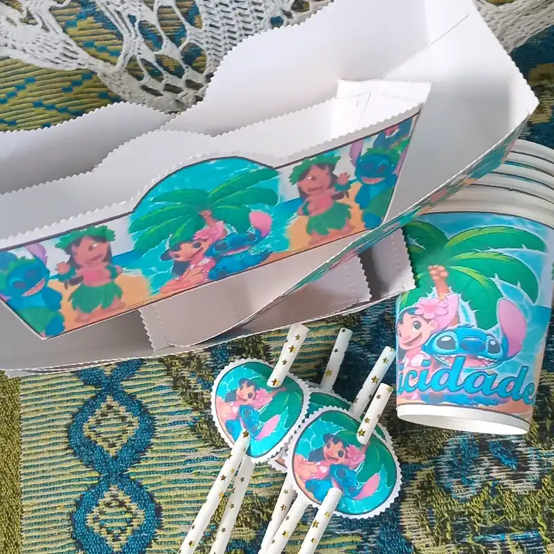 Set para buffet Lilo y Stitch