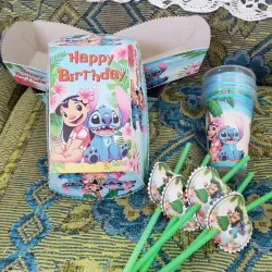 Set para buffet Lilo y Stitch