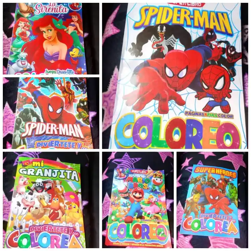 Super libros de colorear