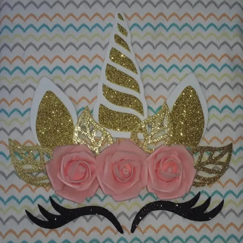 Topper cuerno de unicornio 
