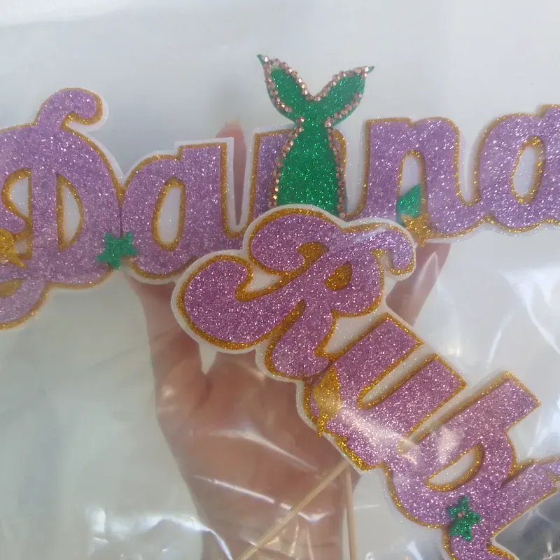 Topper de nombre en foami (5cm cada letra)