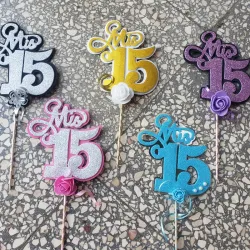 Topper Mis 15 personalizado