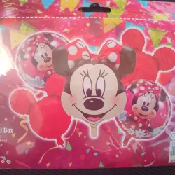 Set de globos cabeza Minnie 