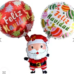 Combo 3 globos Navidad 