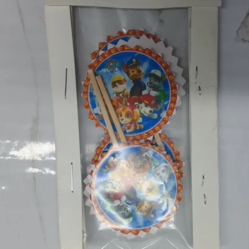 Toppers para cupcakes Paw Patrol (10 piezas)