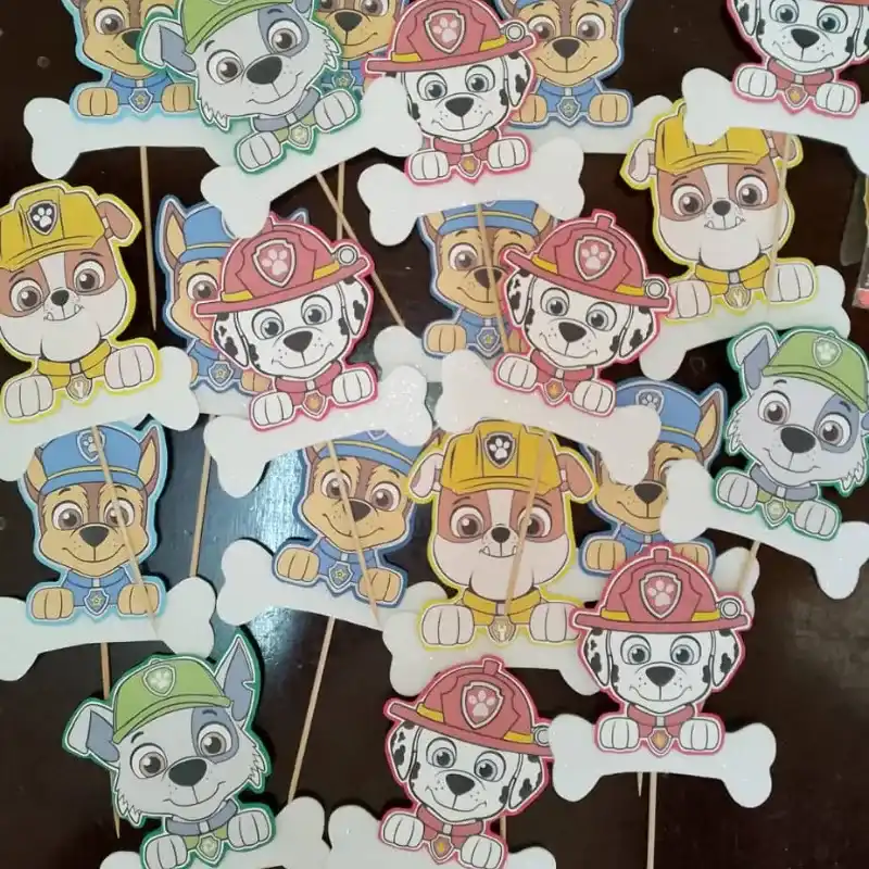 Toppers Paw Patrol foami (cada uno)