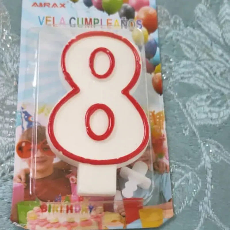 Vela #8 de cera