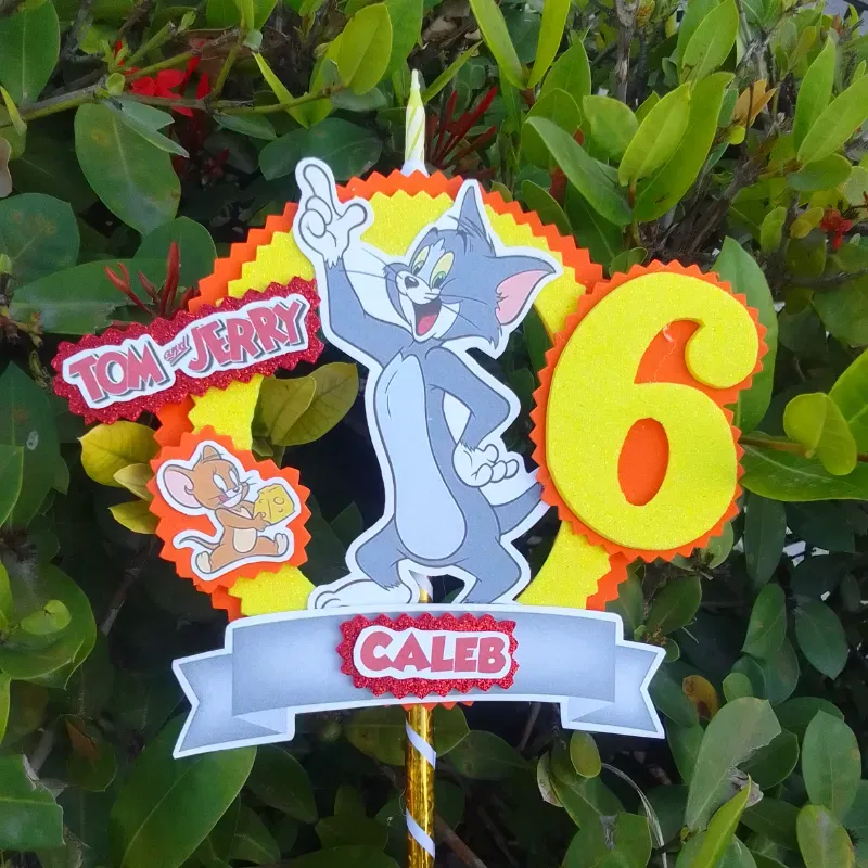 Vela personalizada con nombre y edad