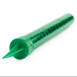 Vela volcánica verde 15cm