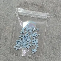 Lazos azules pequeños 5D