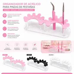 Organizador de acrílico para pinzas