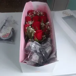 Caja con flores 