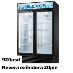 Nevera exhibidora vertical