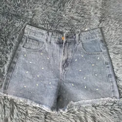 Shores de mezclilla para mujer