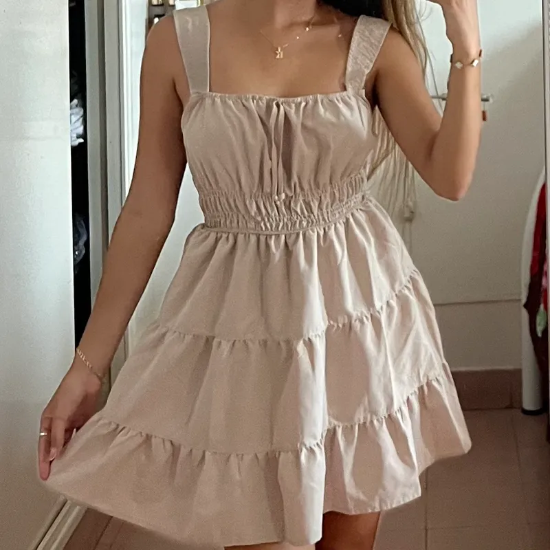 Vestido Beige
